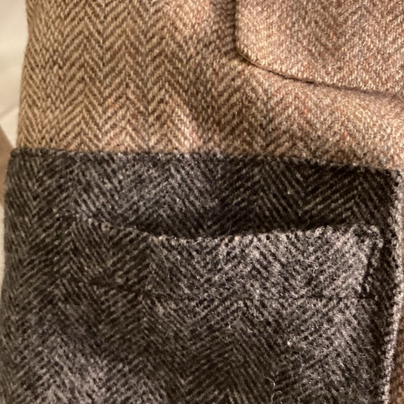 Handmade shoulder. Bag, made of wool jackets - Picture 7 of 10